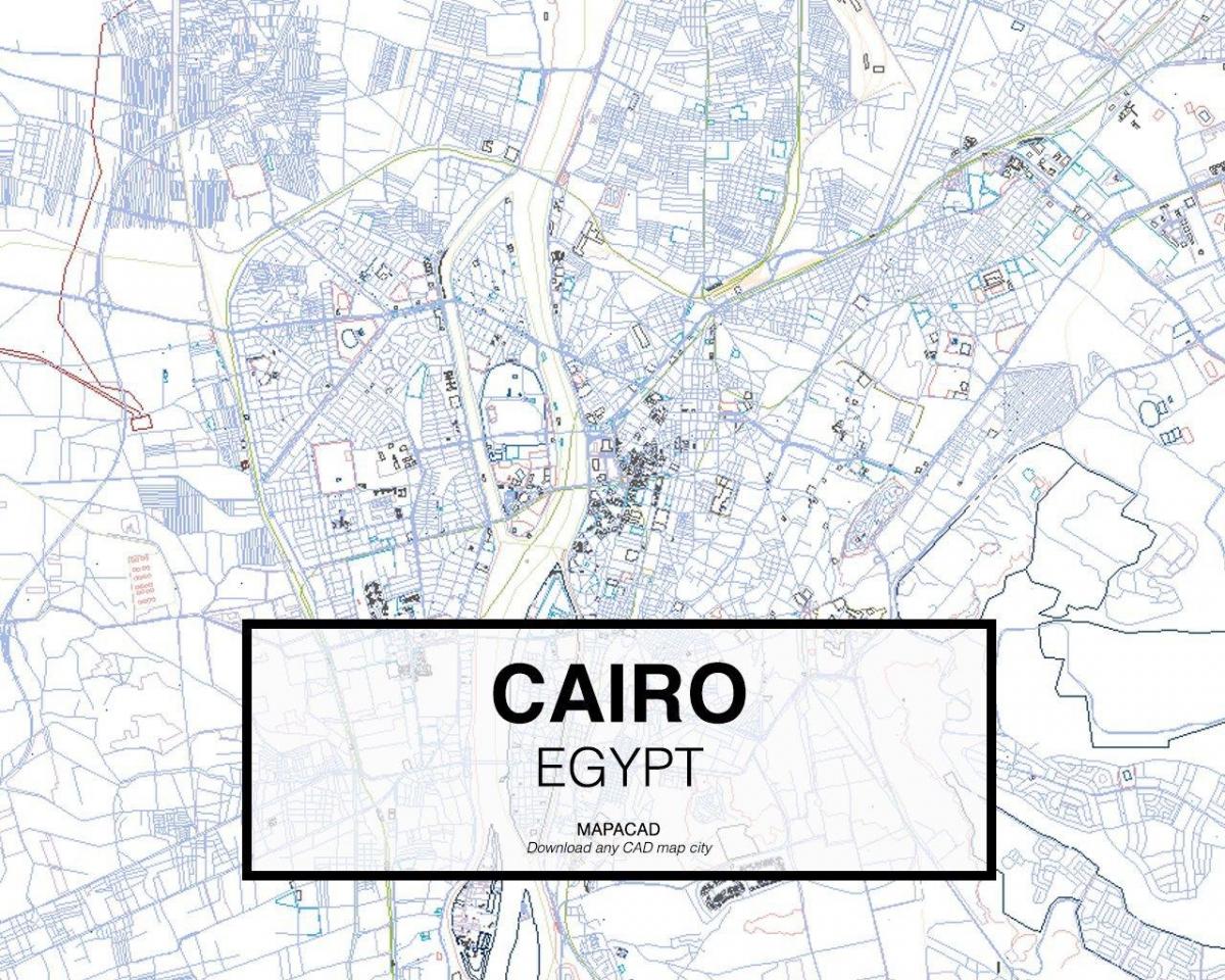 نقشه از قاهره dwg