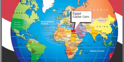 قاهره محل بر روی نقشه جهان