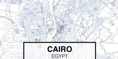 نقشه از قاهره dwg
