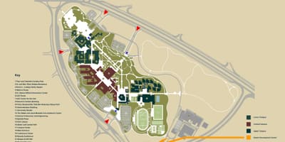نقشه auc جدید قاهره پردیس